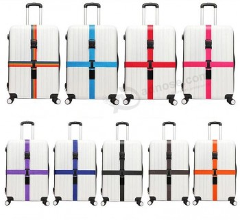 High Quality Cheap Cross Rainbow Elastic Telescopic Bag Bungee Luggage Packing Belt Travel Luggage Fixed Strap