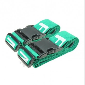 op maat gemaakte groene verpakking met bagage nylon bagagebanden verpakking riembagage riem
