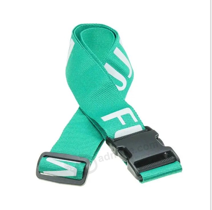 Customized green Packing with Luggage nylon Luggage straps Packing beltluggage Strap