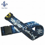 Matériau polyester coloré Impression par sublimation Sangle de bagage élastique de voyage