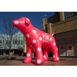 personagem inflável promocional do evento e desenho animado inflável gigante do modelo do cão para venda