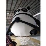 Publicidad de dibujos animados de panda inflable para decoración al aire libre
