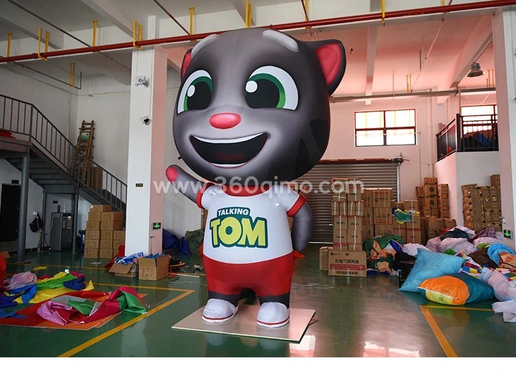 Promotion best Quality inflatable Cat cartoon for Advertising
