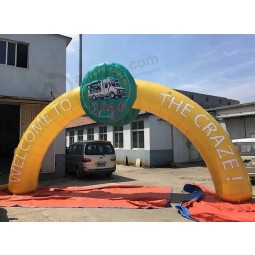 Diseño libre Gran arco de PVC inflable para gran inauguración