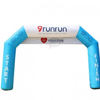 Start & Stop Race PVC Oxford Inflatable Arch for Outdoor Advertising