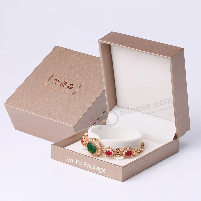 Caixa de embalagem de joias de presente de plástico de papel personalizado para anel