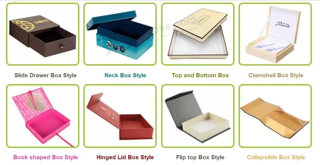 2019 새로운 디자인 럭셔리 보석 포장 상자 보석 디스플레이 상자 보관 상자 선물 상자 골판지 단단한 상자 포장 종이 상자