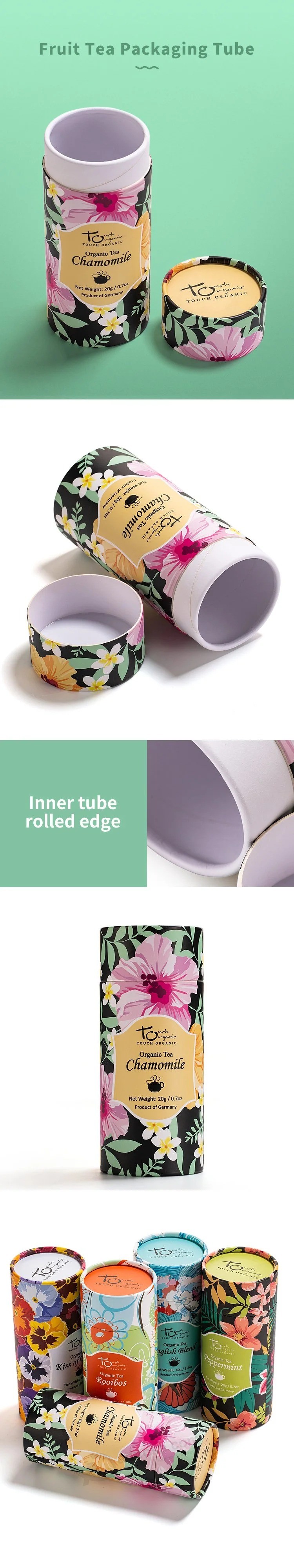 Caixa de joias personalizada biodegradável Caixa de perfume Papel para chá Vinho comida Tubo de cosmético Recipiente de brilho labial Caixa de embalagem para presente