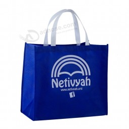 Sac fourre-tout non tissé personnalisé à ultrasons imprimé laminé personnalisé pour promotionnel