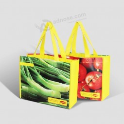 Nouveau style de sac non tissé recyclable transporter portable Eco Shopping