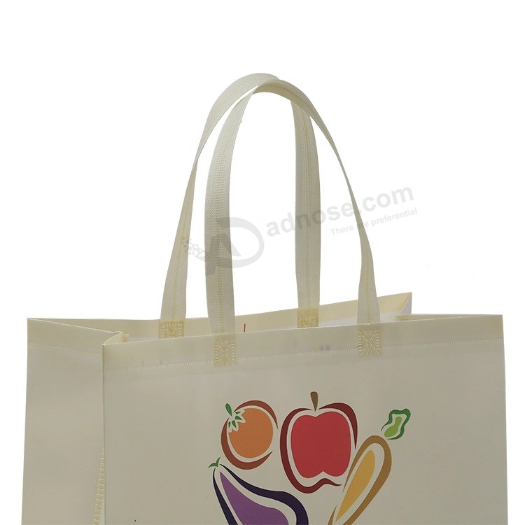 Custom logo Print Non woven Bag Eco reusable Shopping tote Bag Stock