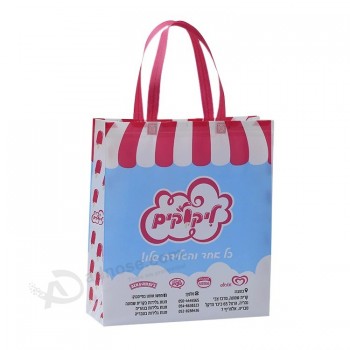 Custom Logo Print Non Woven Bag Eco Reusable Shopping Tote Bag Stock