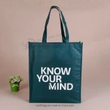 Fait à la main avec logo personnalisé uni non tissé Eco Bag
