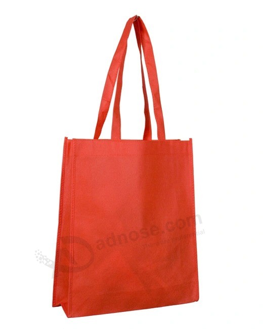 Stand up custom Printed loop Handle Non-Woven bags (FLN-9005)