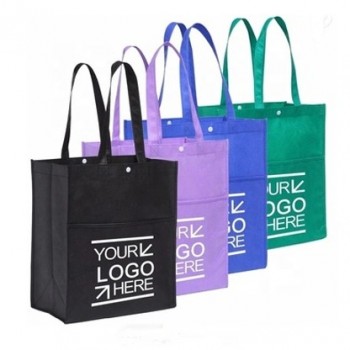 Sac à provisions en tissu recyclable Carry Sac non tissé PP personnalisé