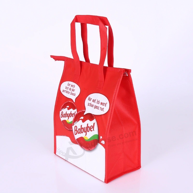 Full printing PP Non woven Insulated lunch Shopping Bag