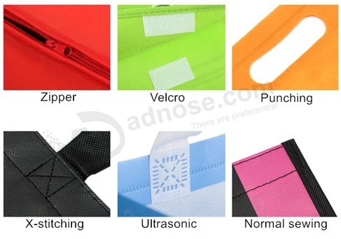 カスタム印刷パターンロゴ環境にやさしいリサイクルプロモーション不織布ショッピングトートバッグ
