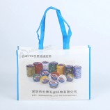 Sac à provisions promotionnel pliable réutilisable non tissé respectueux de l’environnement