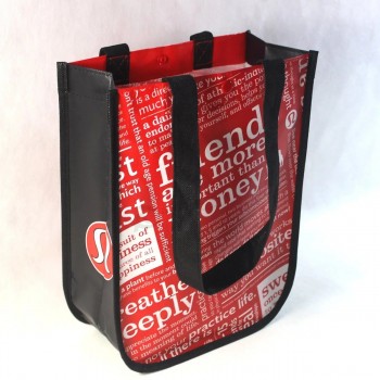 Custom Designed PP Non Woven Laminated Promotional Shopping Tote Bag