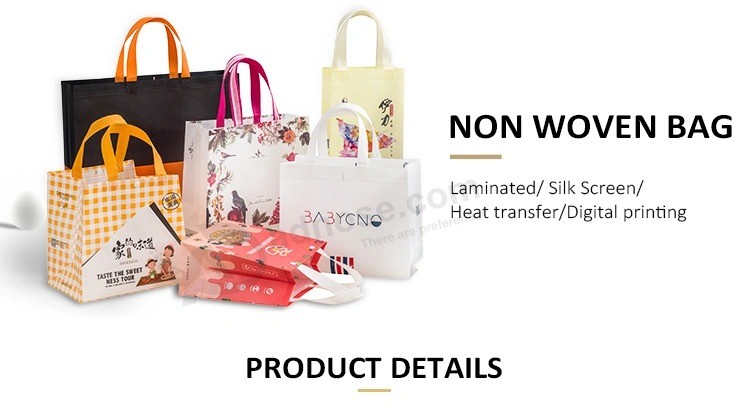 Custom flexo Shopping packing Bag PP Non woven Fabric tote Shopping Bag for Promotional