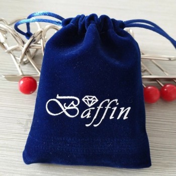 Sac à cordon en velours, en gros personnaliser coloré satin petit velours cadeau bijoux montre parfum crayon pochette cosmétique mariage bonbons emballage sac