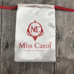 атласная сумка на шнурке с логотипом на заказ, атласная сумка для ювелирных изделий, атласные сумки для волос