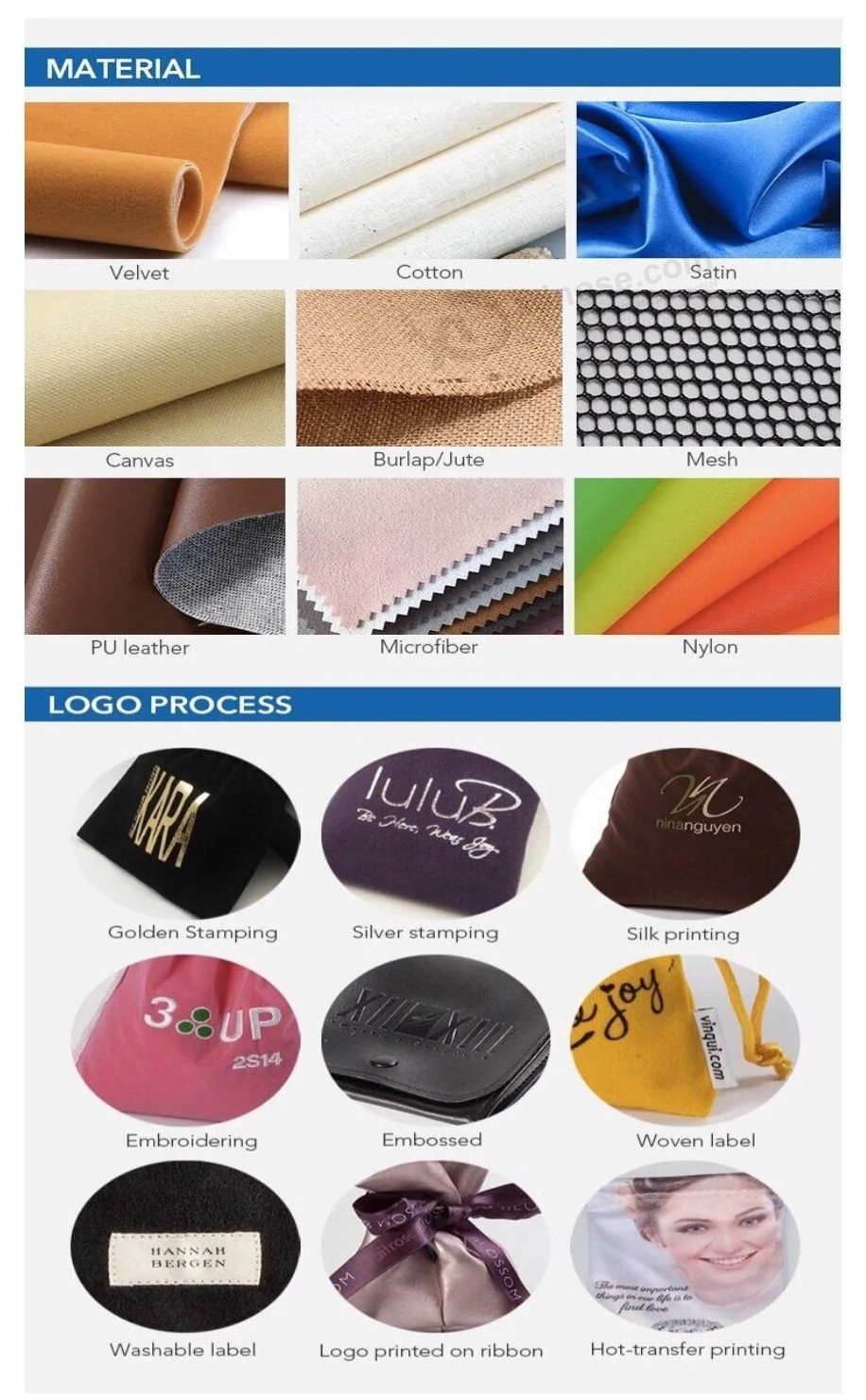 Custom satin Drawstring Bag logo Custom satin Jewelry pouch Satin hair Bags custom with logo Silk bags for Hair
