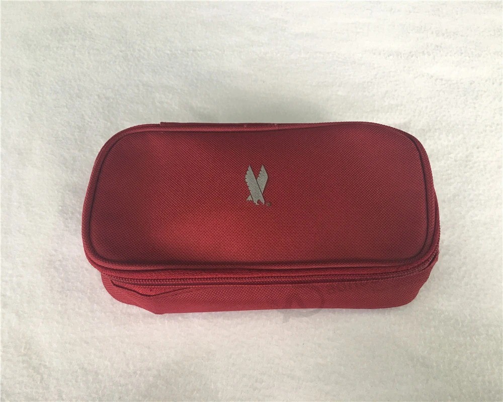 Op maat gemaakte reistas reistassen vrouw Pouch Bag Gift Bag materiaal Satijnen cosmetische tas