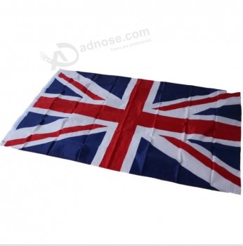 Drapeau du Royaume-Uni Drapeau national britannique 3 * 5FT Drapeau personnalisé de tous les pays