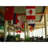 Vente en gros de drapeaux nationaux décoratifs suspendus