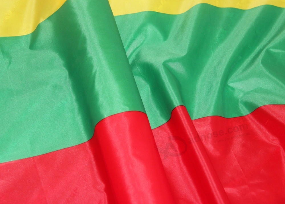 90 X 150cm Lithuania national Flag hanging Flag polyester Lithuania flag Outdoor indoor Big Flag