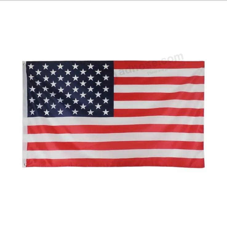 定制户外3X5英尺涤纶印花国家国旗美国美国国旗