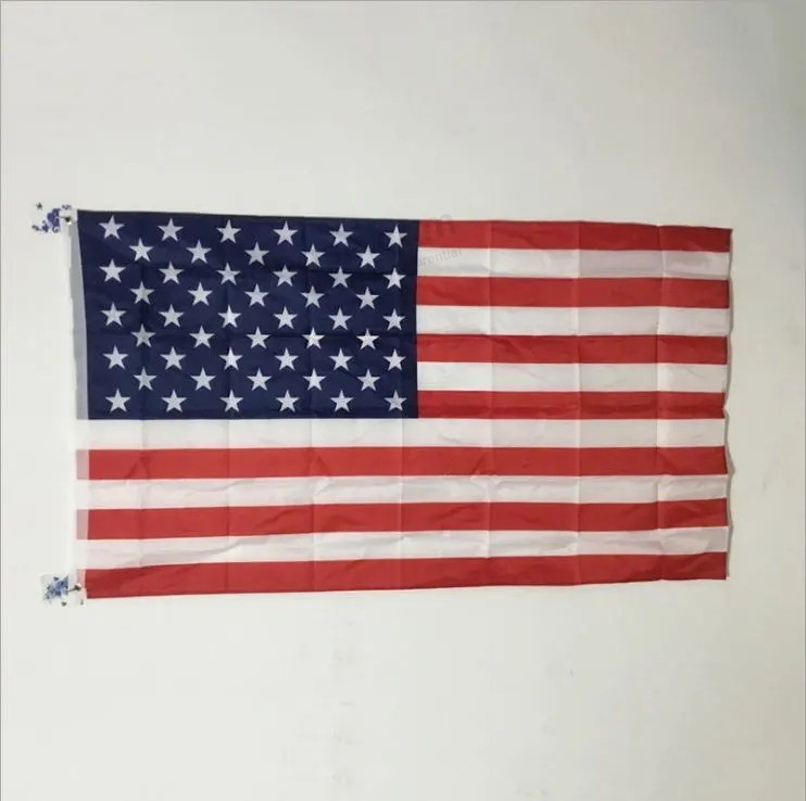 Изготовленный на заказ открытый 3X5 футов полиэстер напечатанный национальный флаг страны США американский флаг