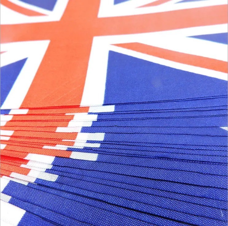 Preço barato Mão acenando Reino Unido inglês Bandeira nacional do país