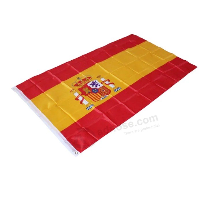 Custom Made Printed Different Types National Country Spain Spanish Flag