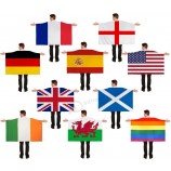 Logo personnalisé Équipes de football Polyester Pays Angleterre Drapeau national du corps