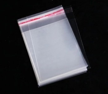 Saco transparente PP para embalagem de alimentos / Saco plástico / Saco PE