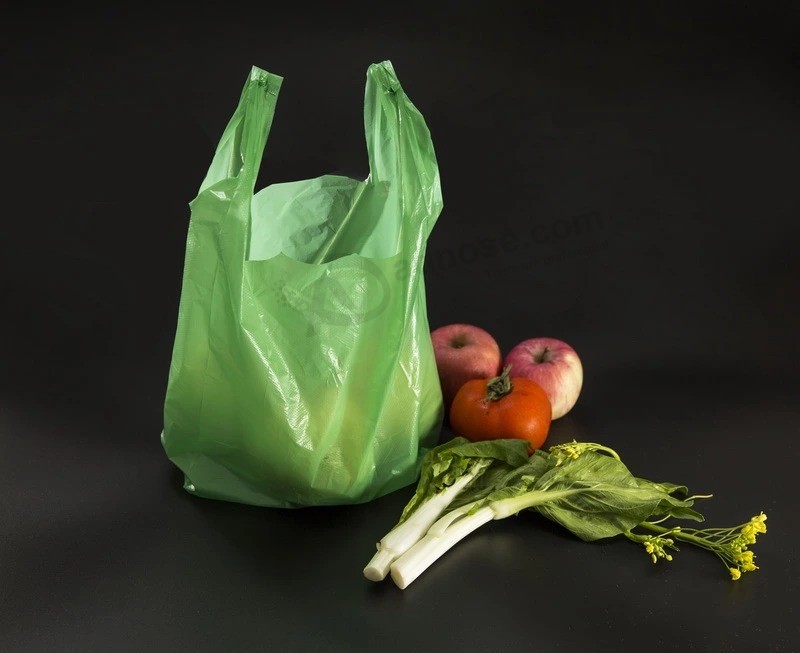 Plastic food Packing hand Shopping garbage Carrier trash Rubbish packaging Vest T shirt Roll Bag