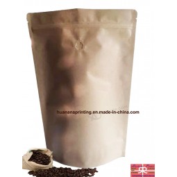 koffie verpakking Zak opstaan ​​rits Zak kraftpapier aluminiumfolie