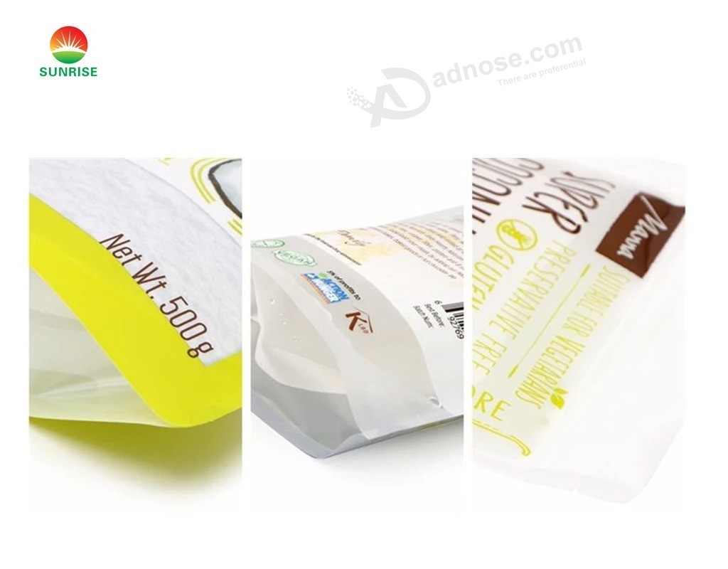 Opstaande zak / voedselverpakking Koffieverpakking Plastic verpakking Zak met ritssluiting / hitteafdichting