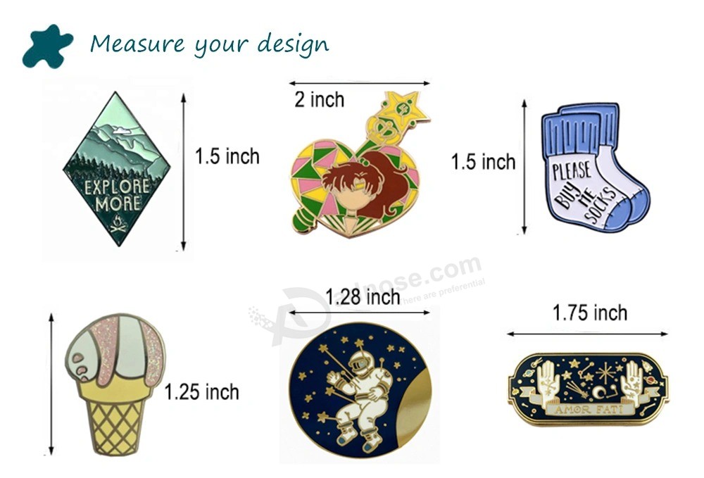 Manaufacturer Custom Cute Enamel Badge Lapel Pins