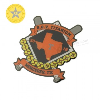 X-Eternal Cadeaux En Gros Artisanat En Métal Conception Personnalisée Offset Sérigraphie Tampographie Médaille Insigne Revers Pin