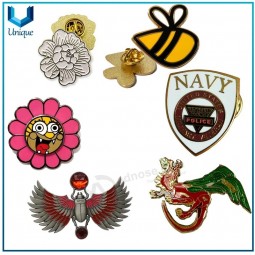 kostenlose Probe benutzerdefinierte Knopf Mode Metall Revers Handwerk Souvenir Münzen Emblem Knopf Abzeichen Großhandel Emaille Pin für Werbegeschenke