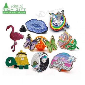 fabricant fabrication de fournitures conception personnalisée logo or impression drapeau broches magnétiques souvenir métal émail badge épinglette épinglette