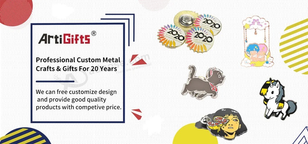 Custom design Badge monster Animal shape Metal enamel Lapel Pin