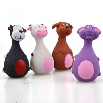 grappig dier Set interactief spelen latex piepend Hondenspeelgoed kauwen Toy for Pet
