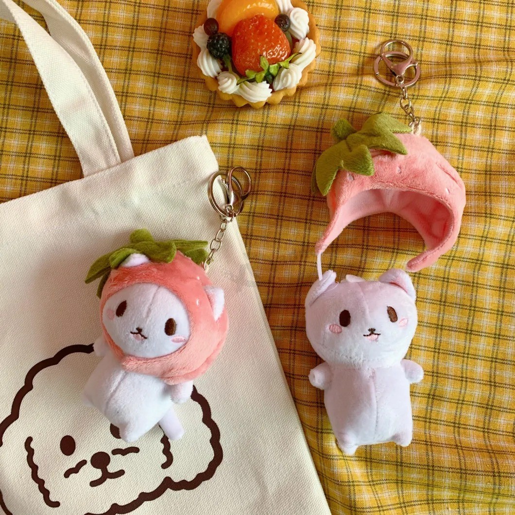 Симпатичные taiyaki плюшевые игрушки животных мягкие игрушки подвески