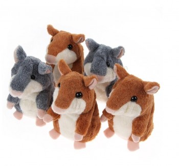 Répéter hamster parlant animaux en peluche Jouets en peluche fantaisie pour enfants