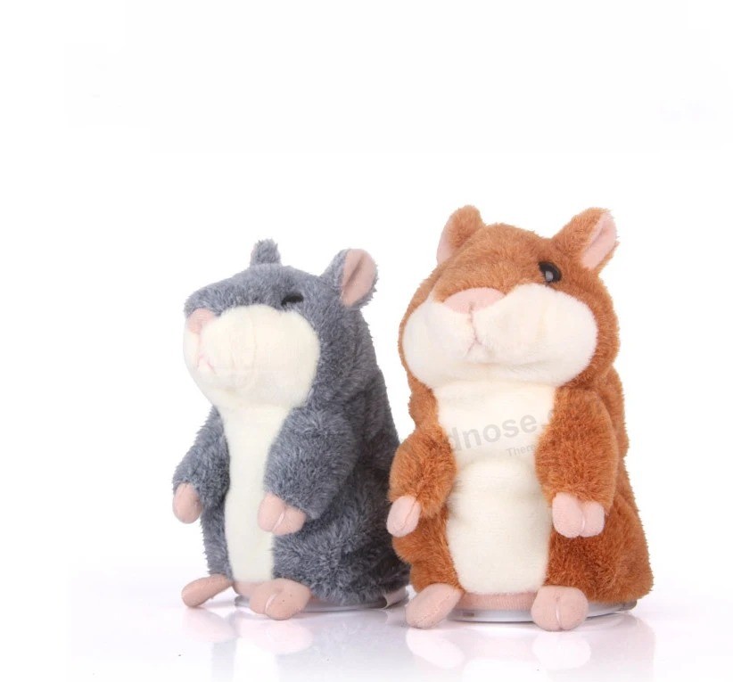 Herhaal pratende Hamster Knuffels Pluche Nieuwigheidsspeelgoed voor kinderen