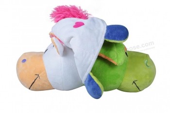 Flip Animals réversible Peluche Jouet Deux en Un Animal en peluche